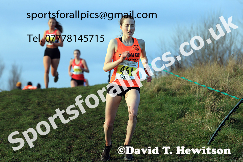 Womens under-17s and under-20s 2024 NECAA Cross Country Champs., Temple Park, South Shields. Photo: David T. Hewitson/Sports for All Pics